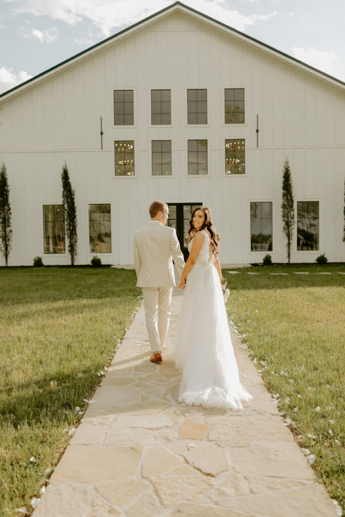 Newlyweds at The Monroe on 415th a Tennessee Wedding and Event Venue