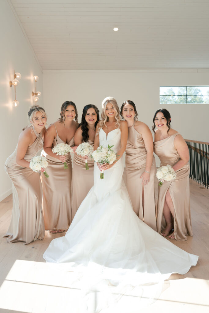 beautiful wedding party