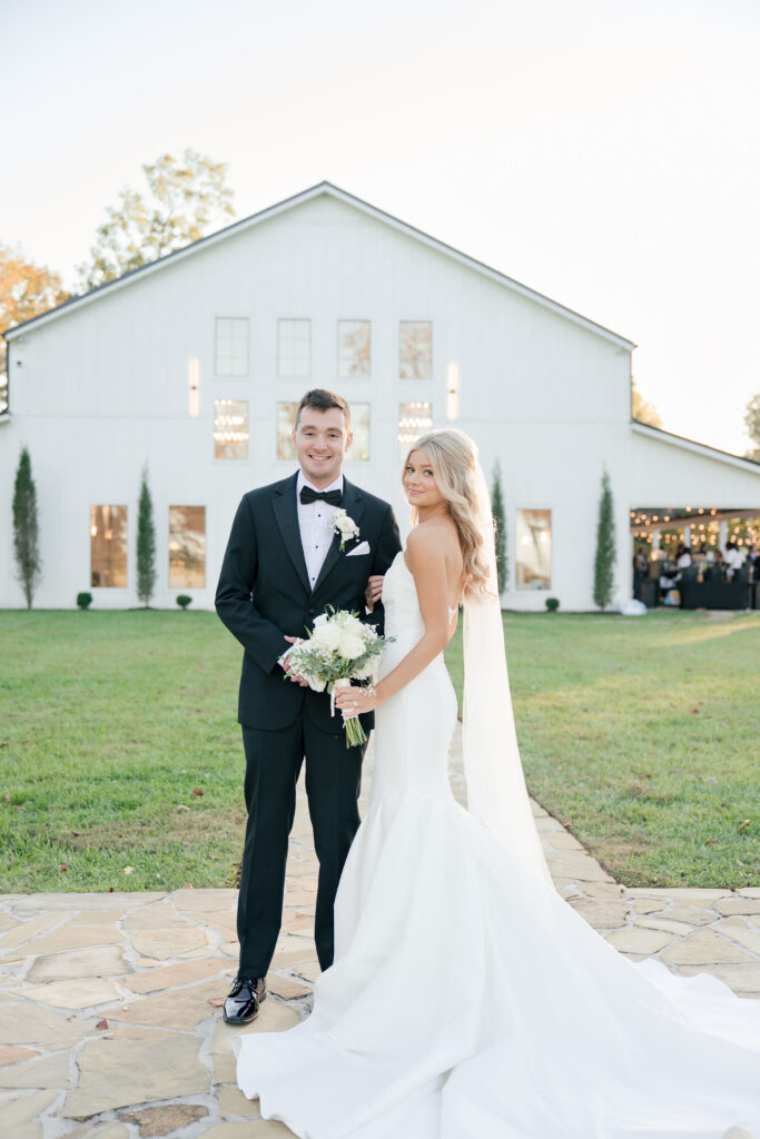 Newlywed couple at The Monroe