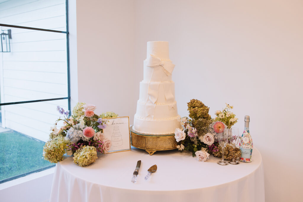 Wedding cake at The Monroe on 415th