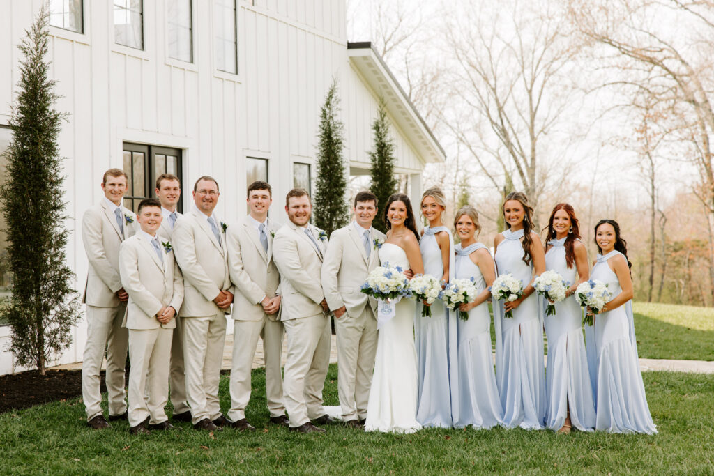 blue and white at the monroe
